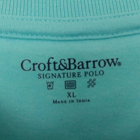 Croft & Barrow Signature Polo Angel Blue Shirt - Picture 5 of 6